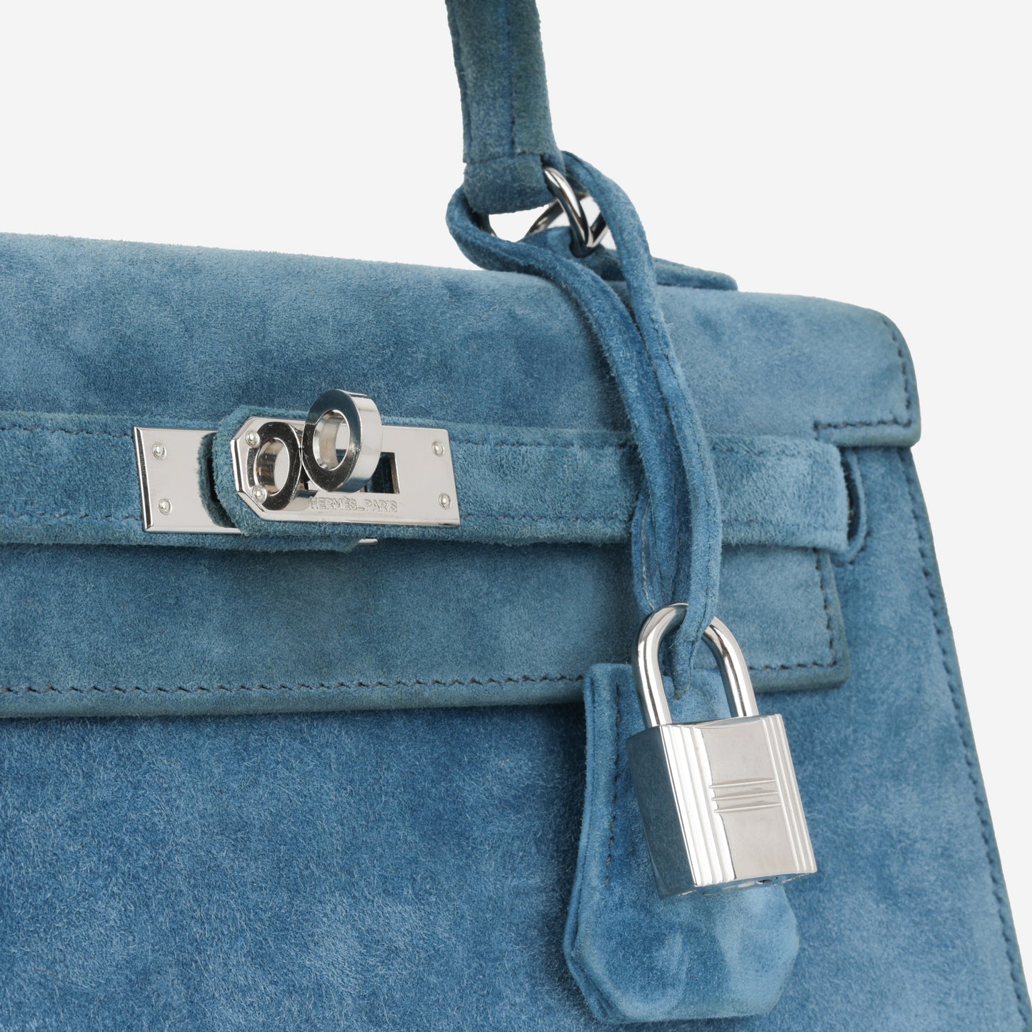 Hermès Kelly 25 - Bleu Thalassa Doblis | Palladium Hardware