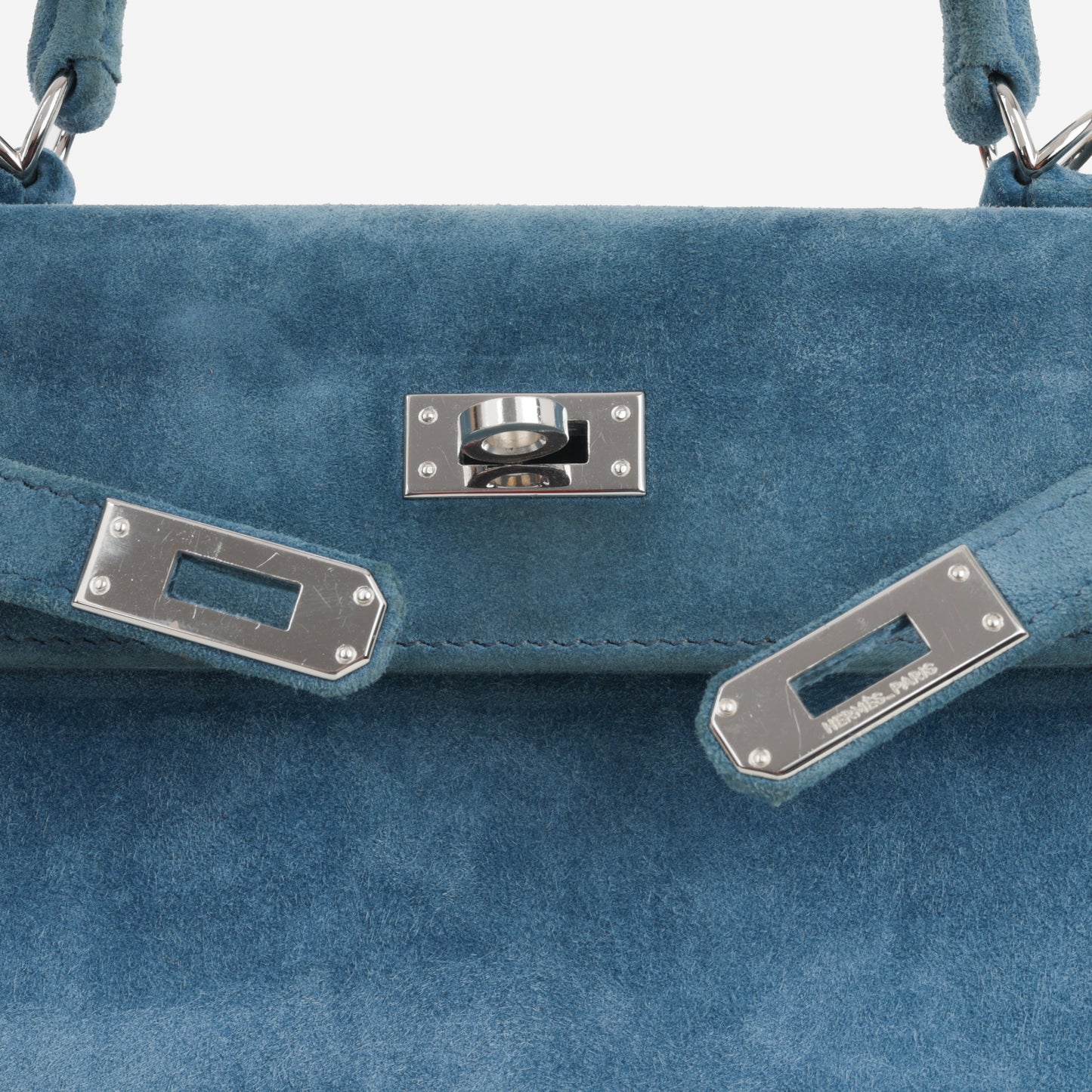 Hermès Kelly 25 - Bleu Thalassa Doblis | Palladium Hardware