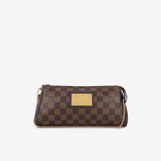 Louis Vuitton Eva Clutch - Damier Ebene | Gold Hardware