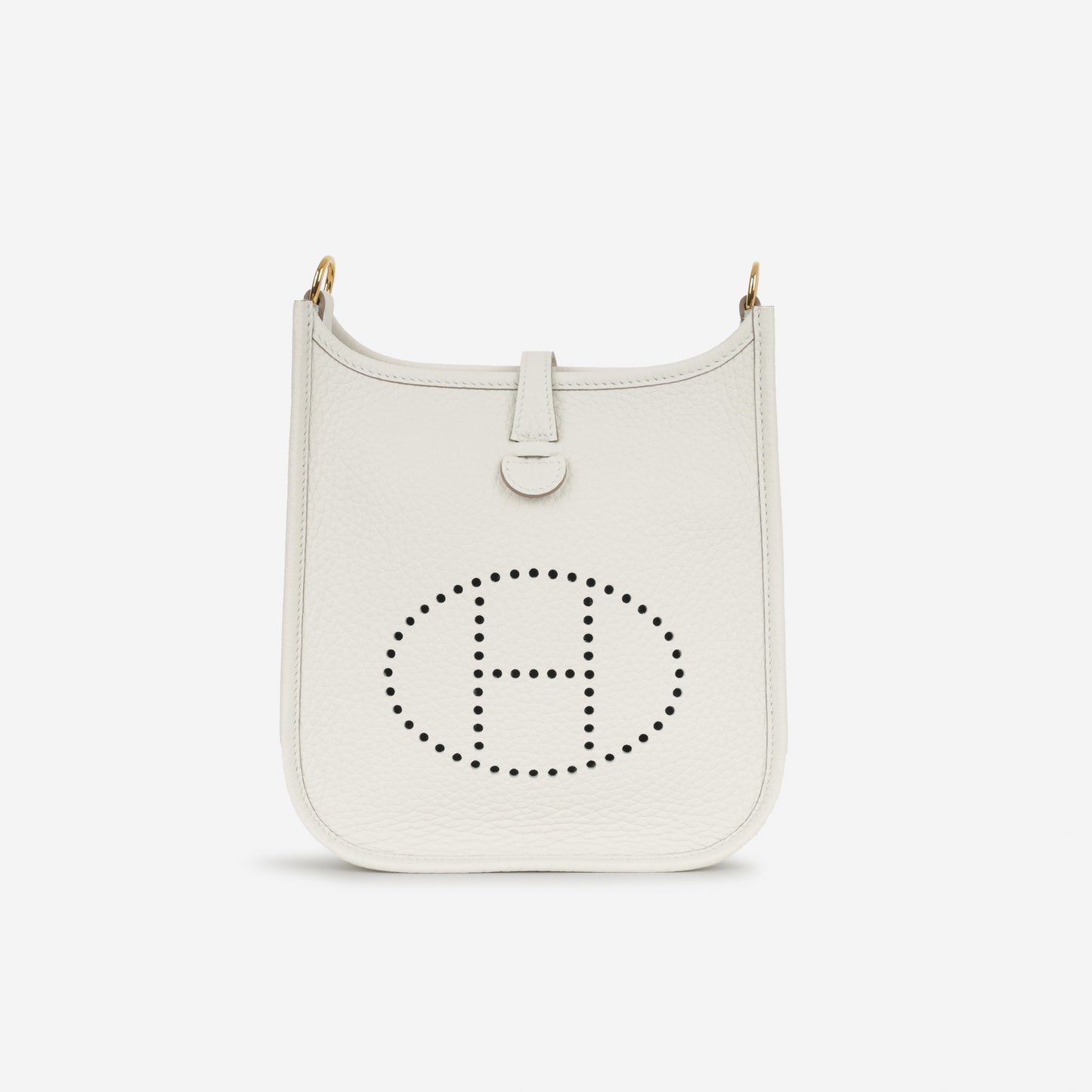 Hermès Evelyne TPM - Gris Pale Clemence | Gold Hardware
