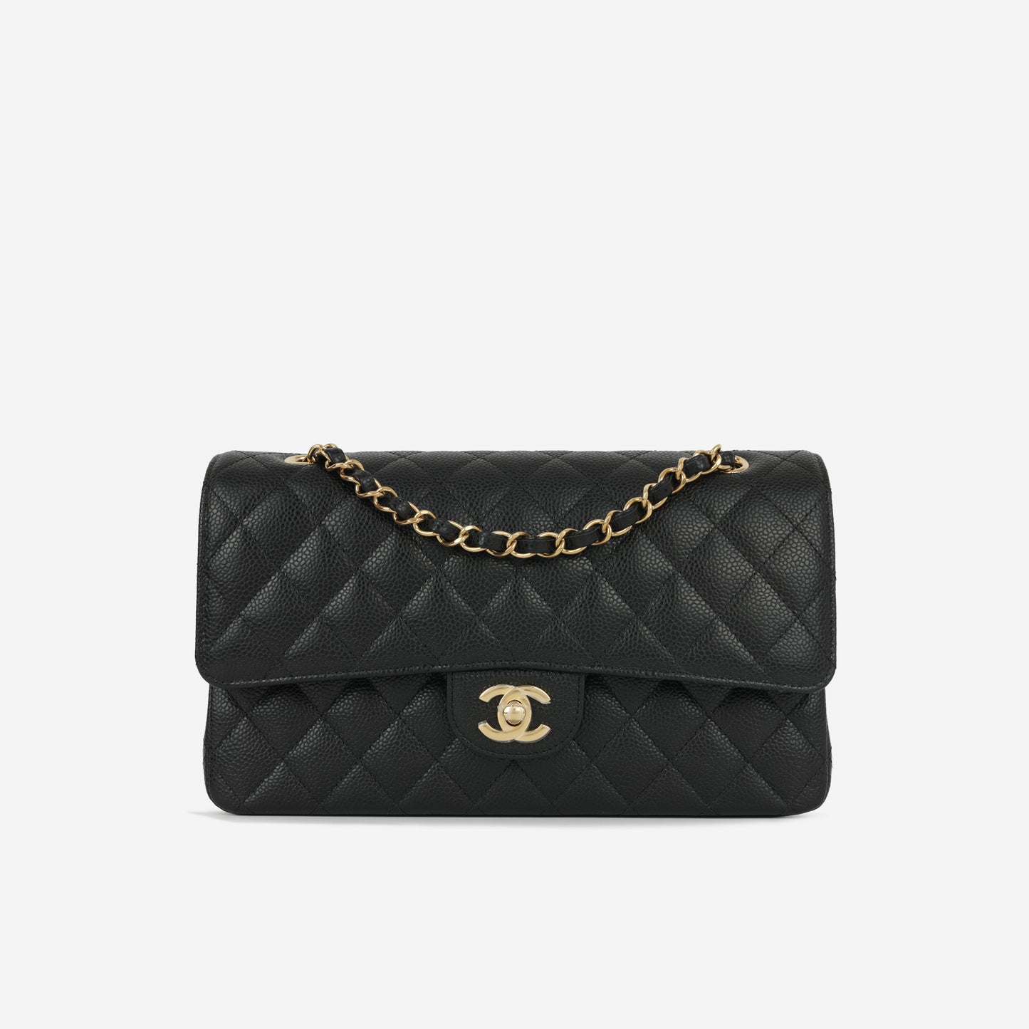 Chanel Medium Classic Flap Black Caviar | Gold Hardware