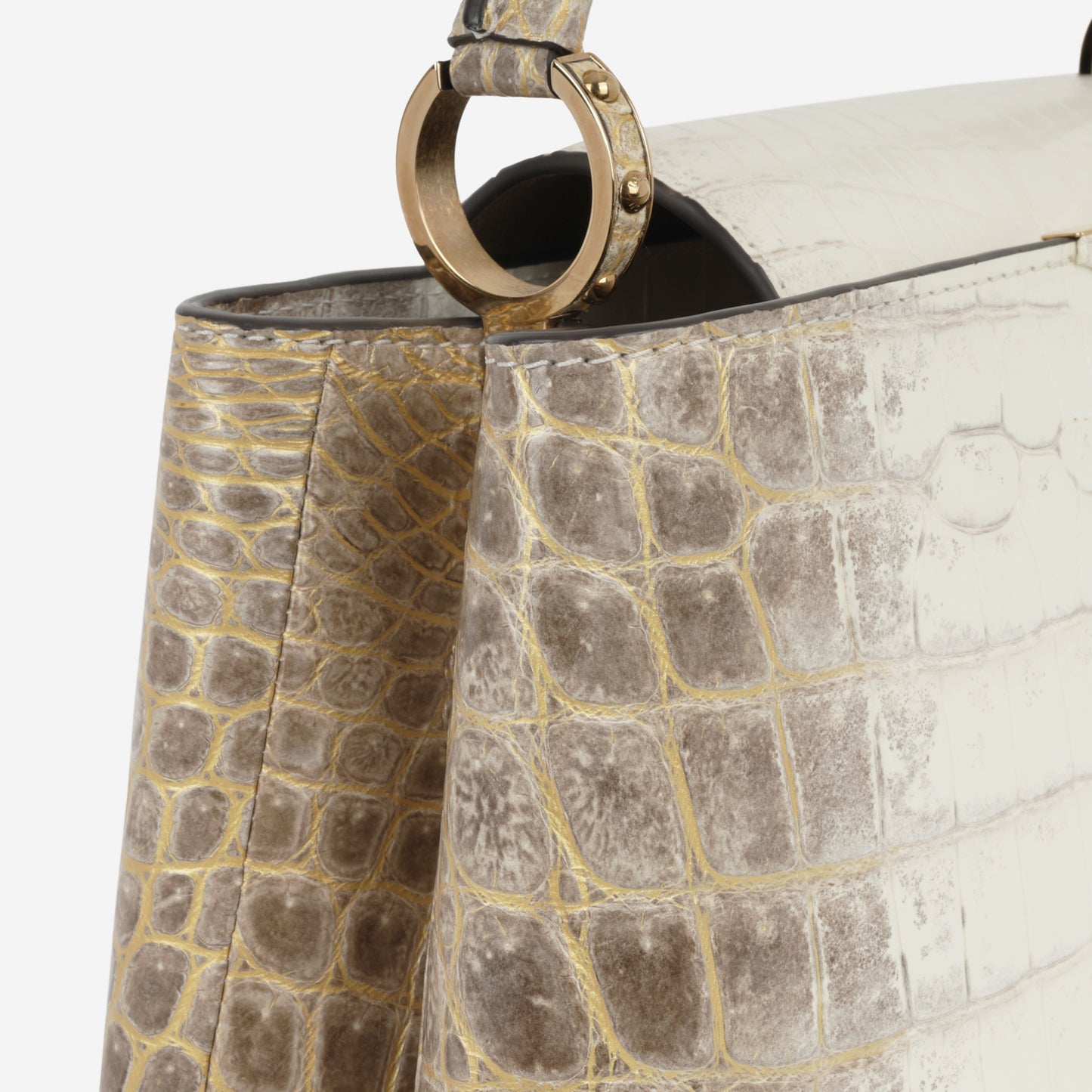 Louis Vuitton Capucines PM - Himalaya Crocodile Niloticus | Gold Hardware