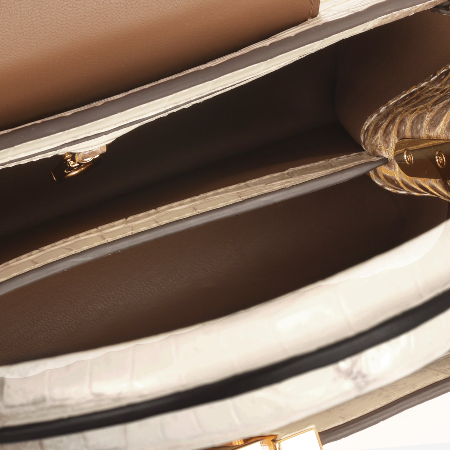 Louis Vuitton Capucines PM - Himalaya Crocodile Niloticus | Gold Hardware