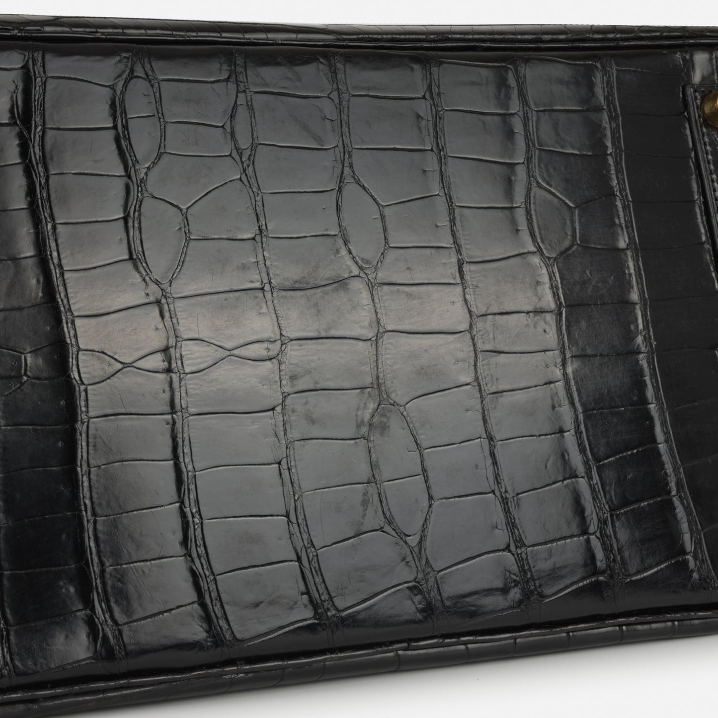 Hermès Birkin 35 - Noir Matte Crocodile Porosus | Gold Hardware
