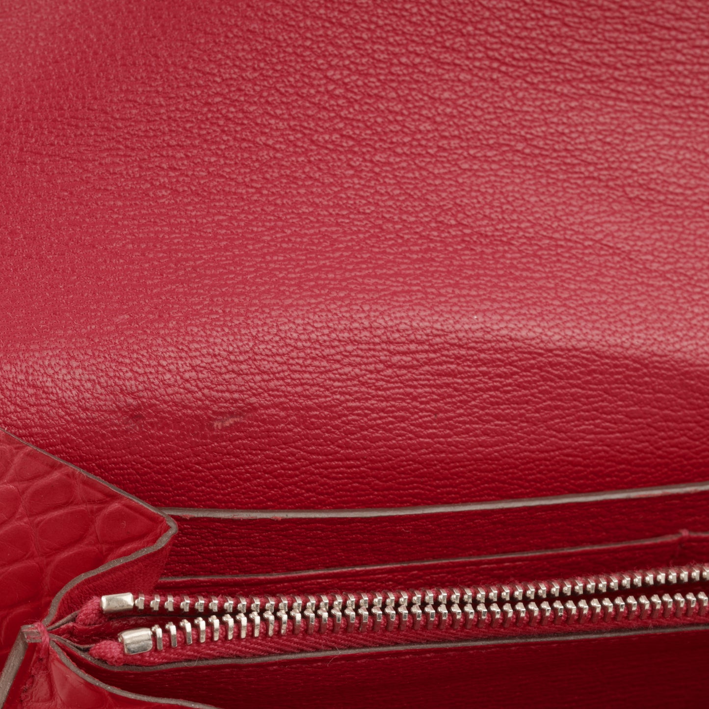 Hermès Kelly Wallet - Rose Extreme Matte Alligator Mississippiensis | Palladium Hardware