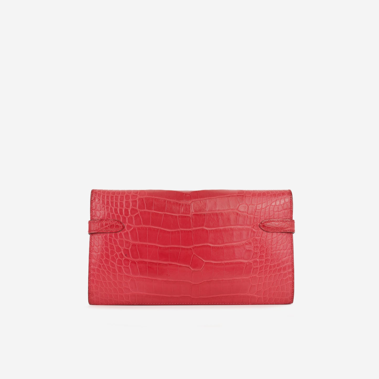 Hermès Kelly Wallet - Rose Extreme Matte Alligator Mississippiensis | Palladium Hardware