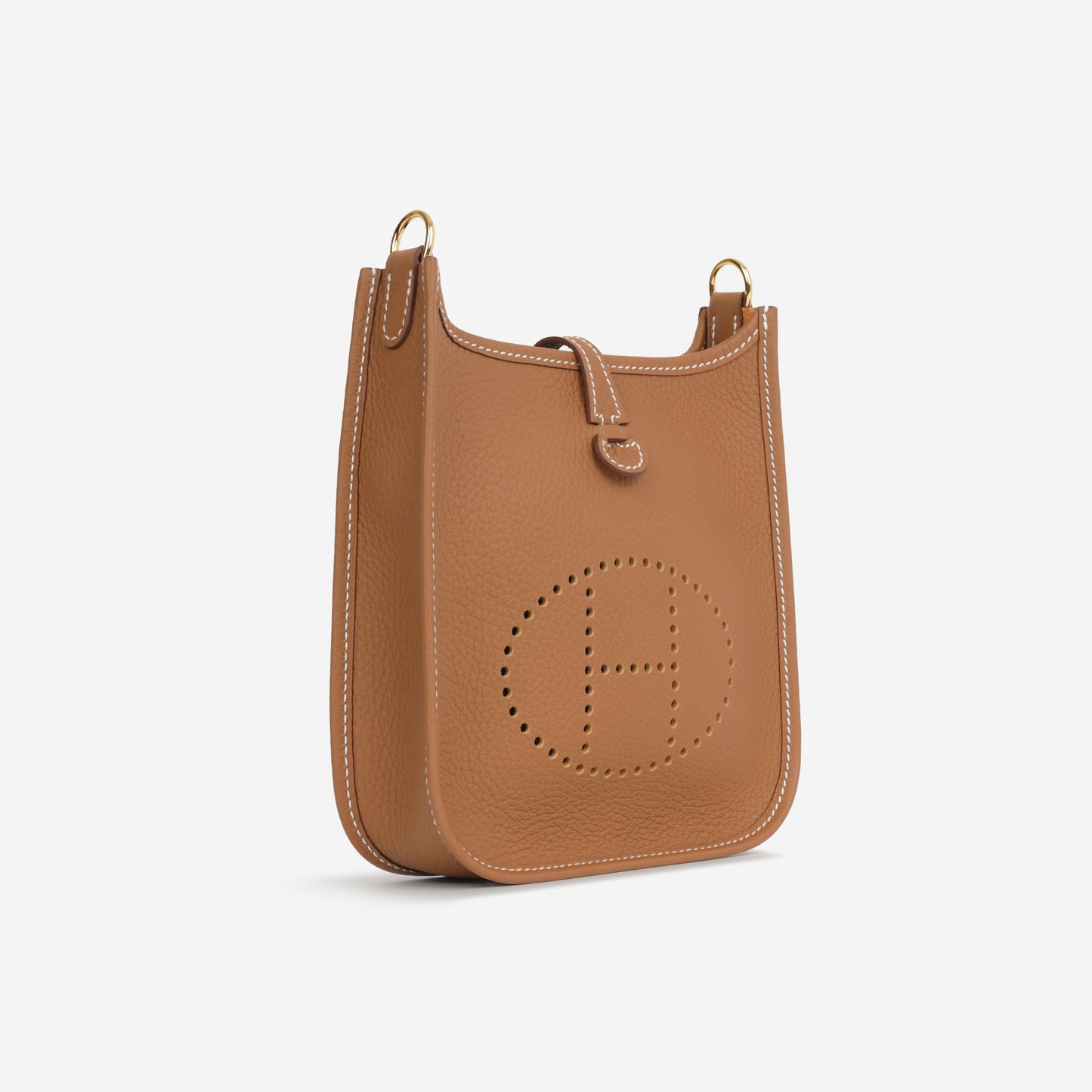 Hermès Mini Evelyne 16  - Gold Clemence | Gold Hardware