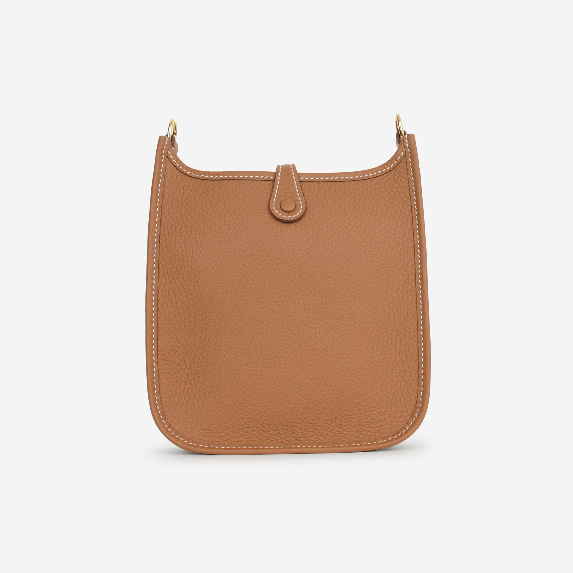 Hermès Mini Evelyne 16 Gold Clemence Gold Hardware