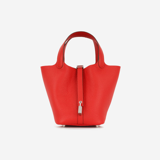 Hermès Picotin 18 - Rouge Radieux Clemence | Palladium Hardware