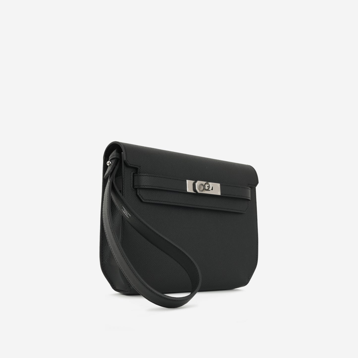 HSS Kelly Dépêches 25 - Noir / Bleu Saphir Epsom | Palladium Hardware