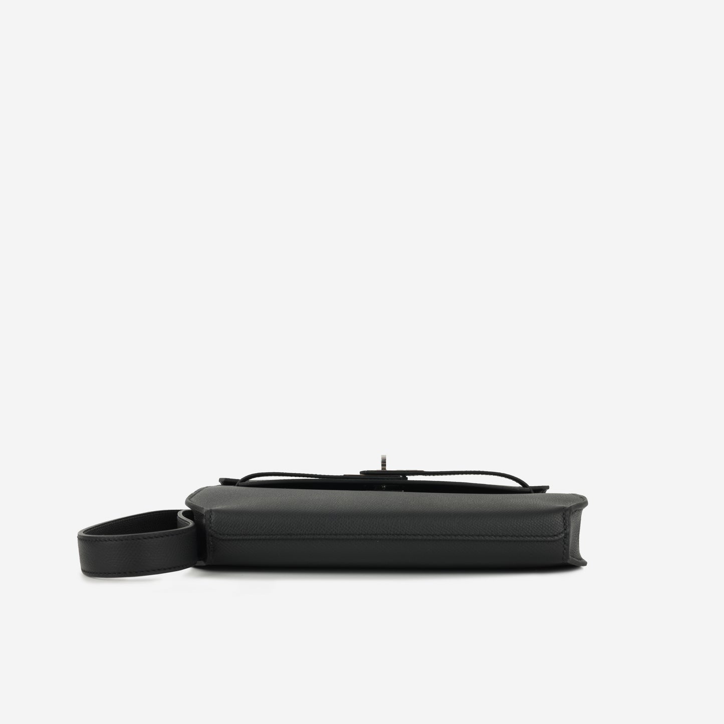 HSS Kelly Dépêches 25 - Noir / Bleu Saphir Epsom | Palladium Hardware