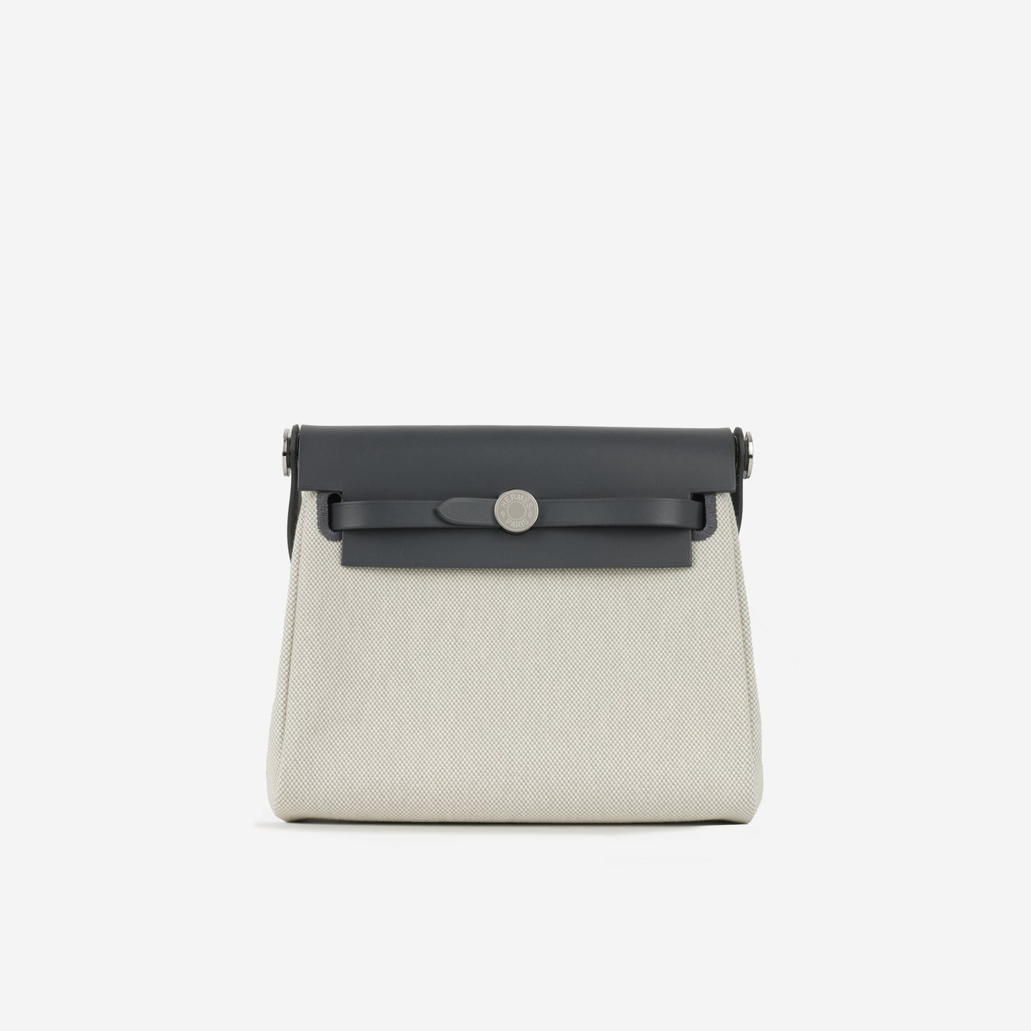 Mini Herbag 20 - Ecru / Bleu Glacier Canvas / Ardoise hunter | Palladium Hardware