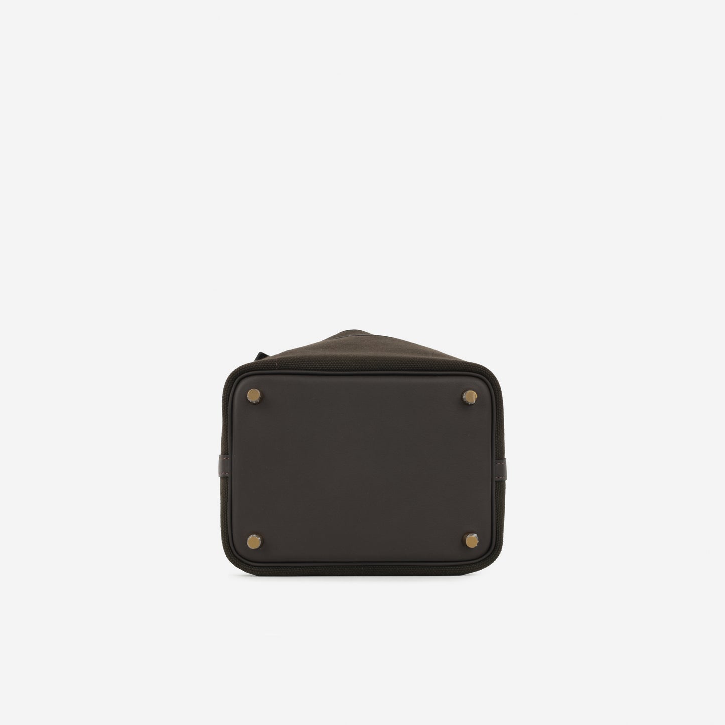 Hermès Picotin 18 Cargo - Dark Bronze Canvas / Ebene Swift | Gold Hardware