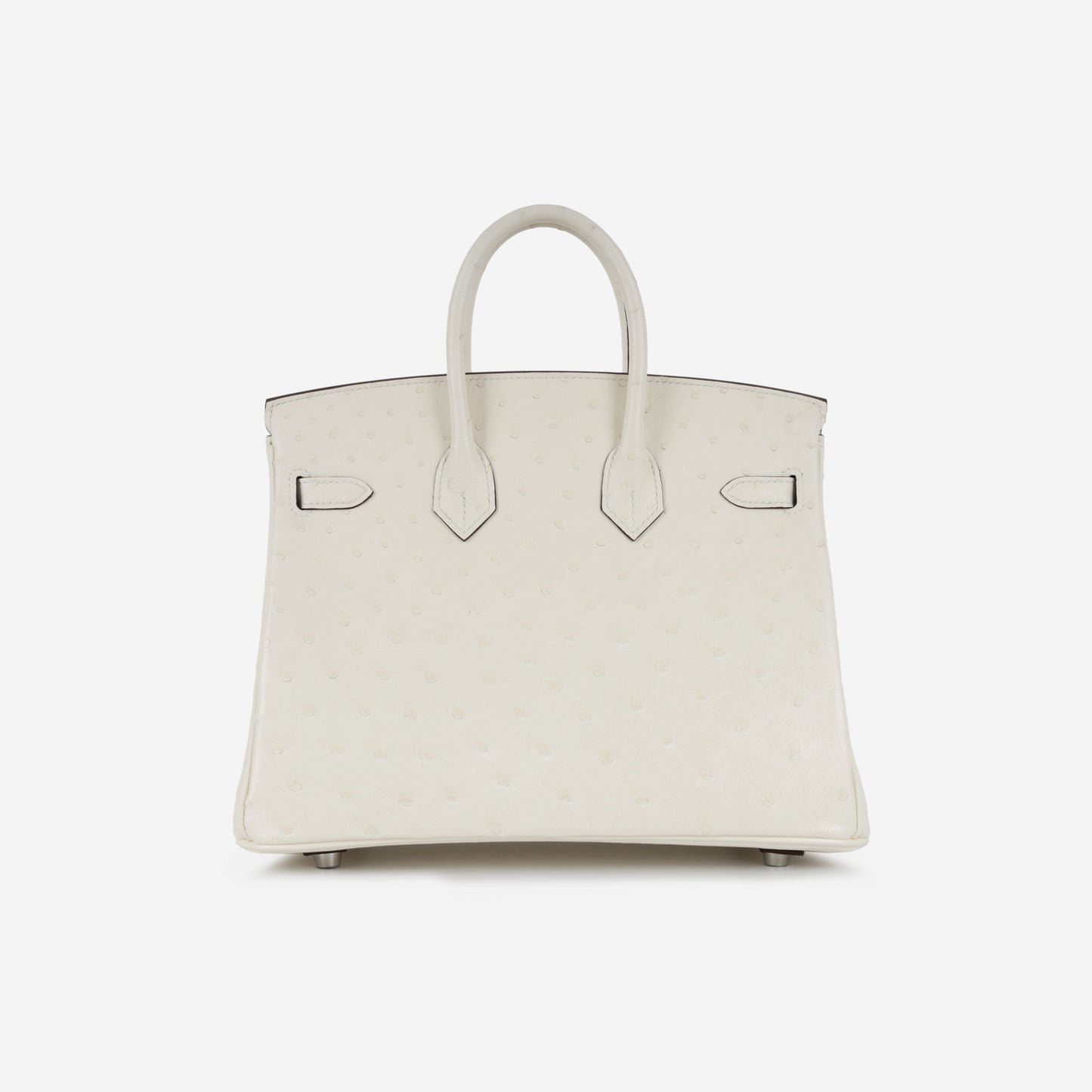 Hermès Birkin 25 - Nata Ostrich | Palladium Hardware