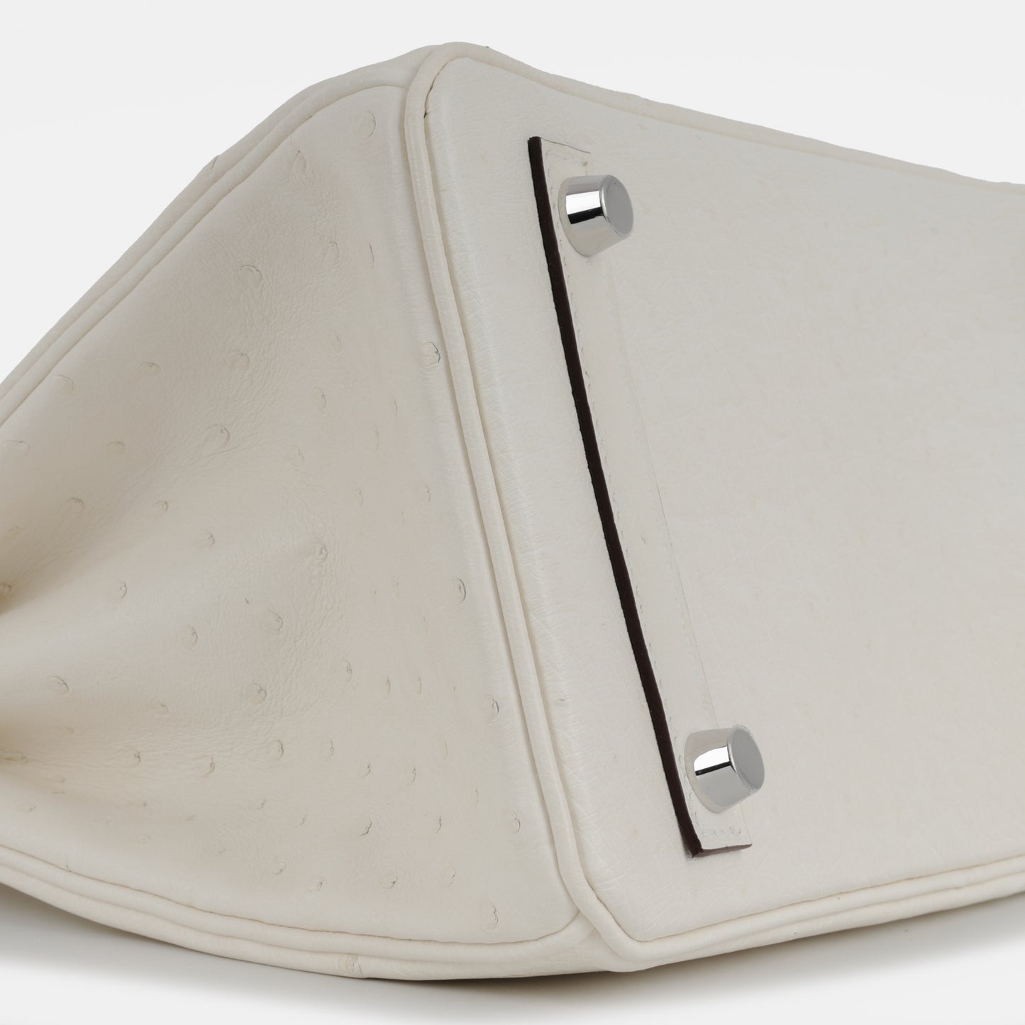 Hermès Birkin 25 - Nata Ostrich | Palladium Hardware