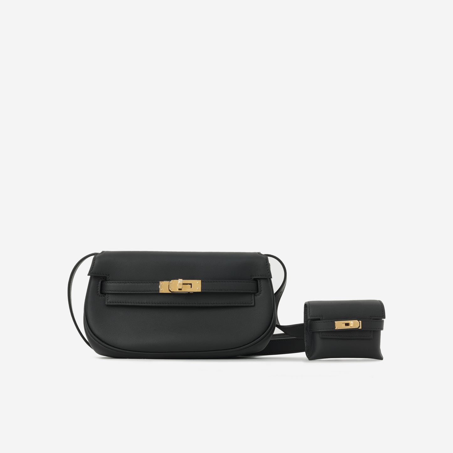 Hermès Kelly Moove - Noir Swift | Gold Hardware