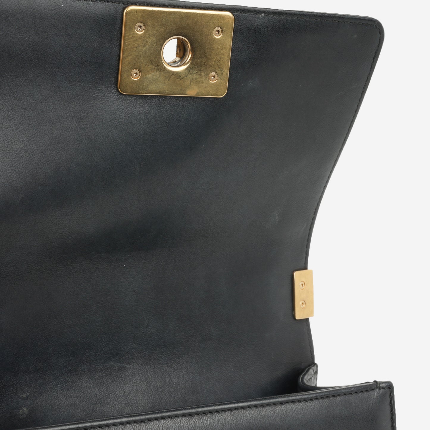 Chanel Small Boy Bag - Black Lambskin | Gold Hardware