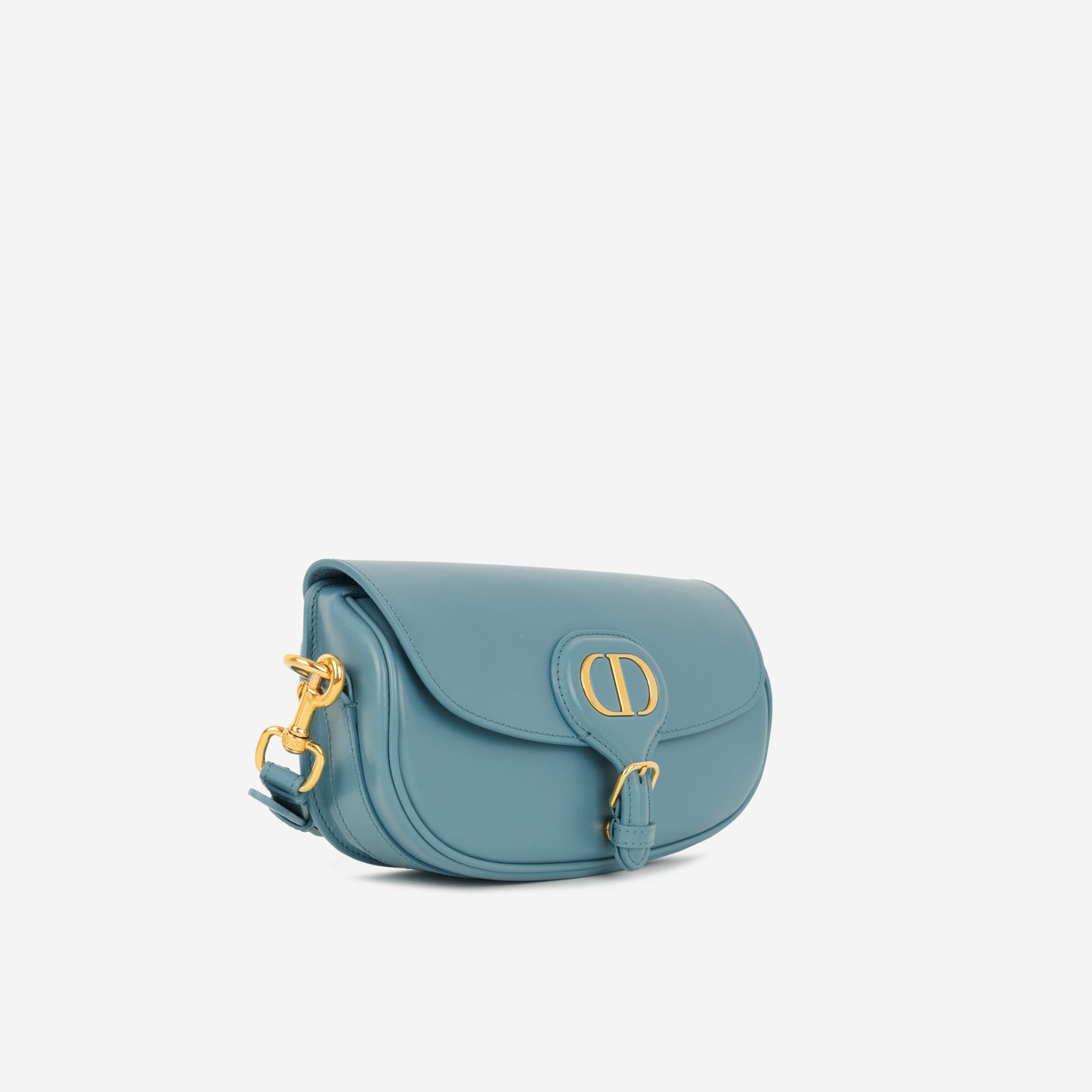 Dior Bobby East-West - Sky Blue Calfskin | Gold Hardware
