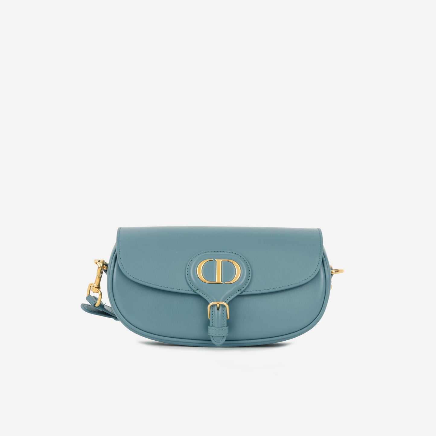 Dior Bobby East-West - Sky Blue Calfskin | Gold Hardware