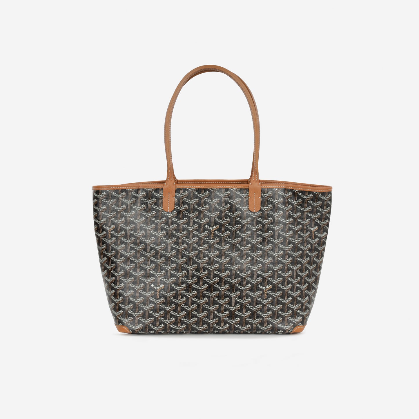 Goyard Artois PM - Black / Tan Goyardine | Palladium Hardware