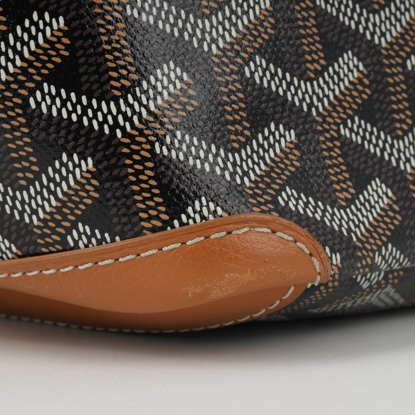 Goyard Artois PM - Black / Tan Goyardine | Palladium Hardware