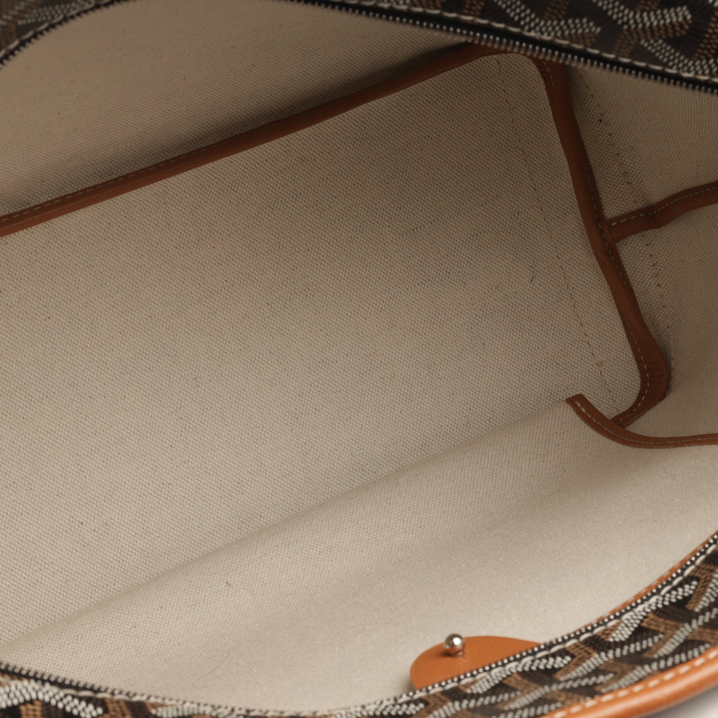 Goyard Artois PM - Black / Tan Goyardine | Palladium Hardware