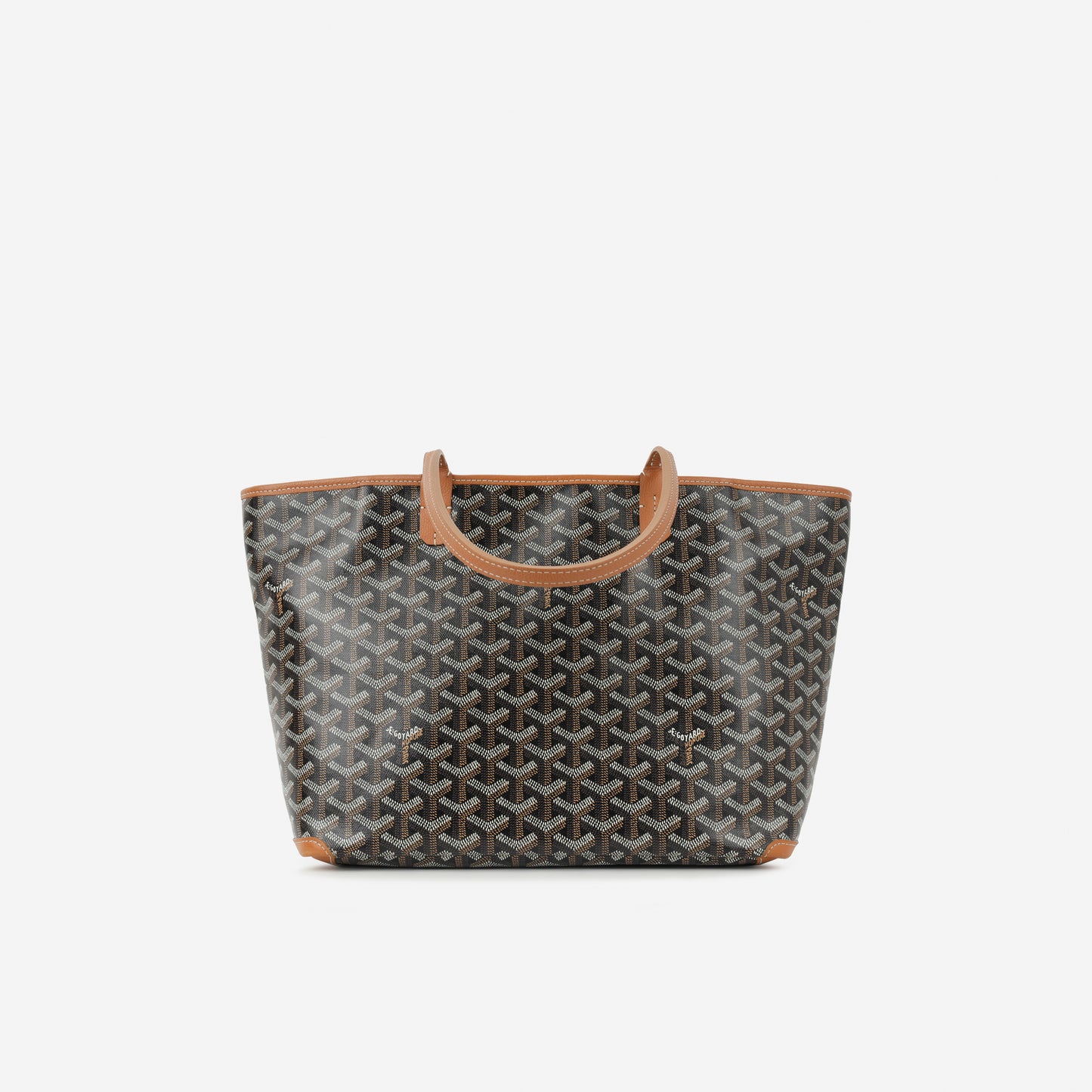 Goyard Artois PM - Black / Tan Goyardine | Palladium Hardware