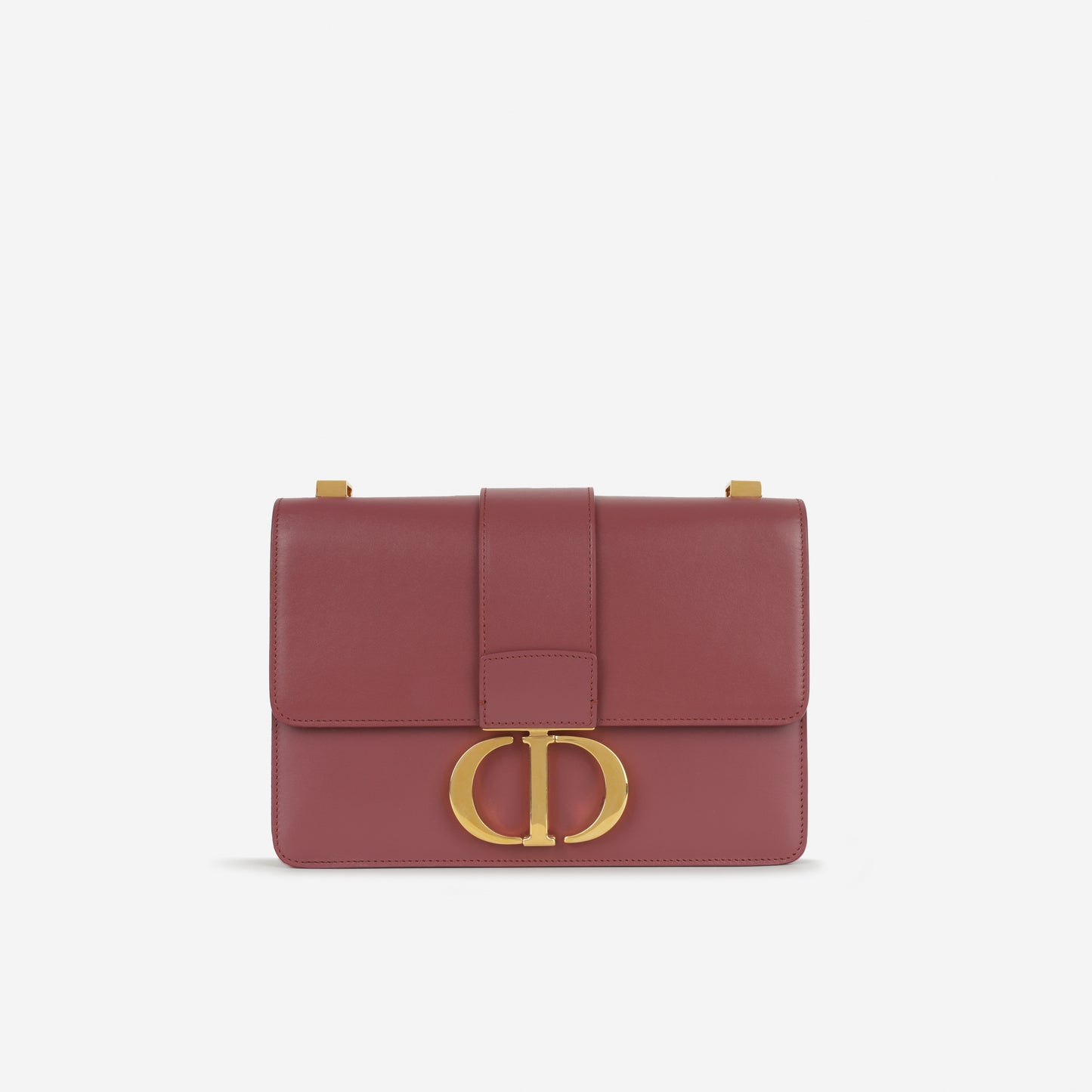 Dior 30 Montaigne Bag - Maroon Calfskin | Gold Hardware