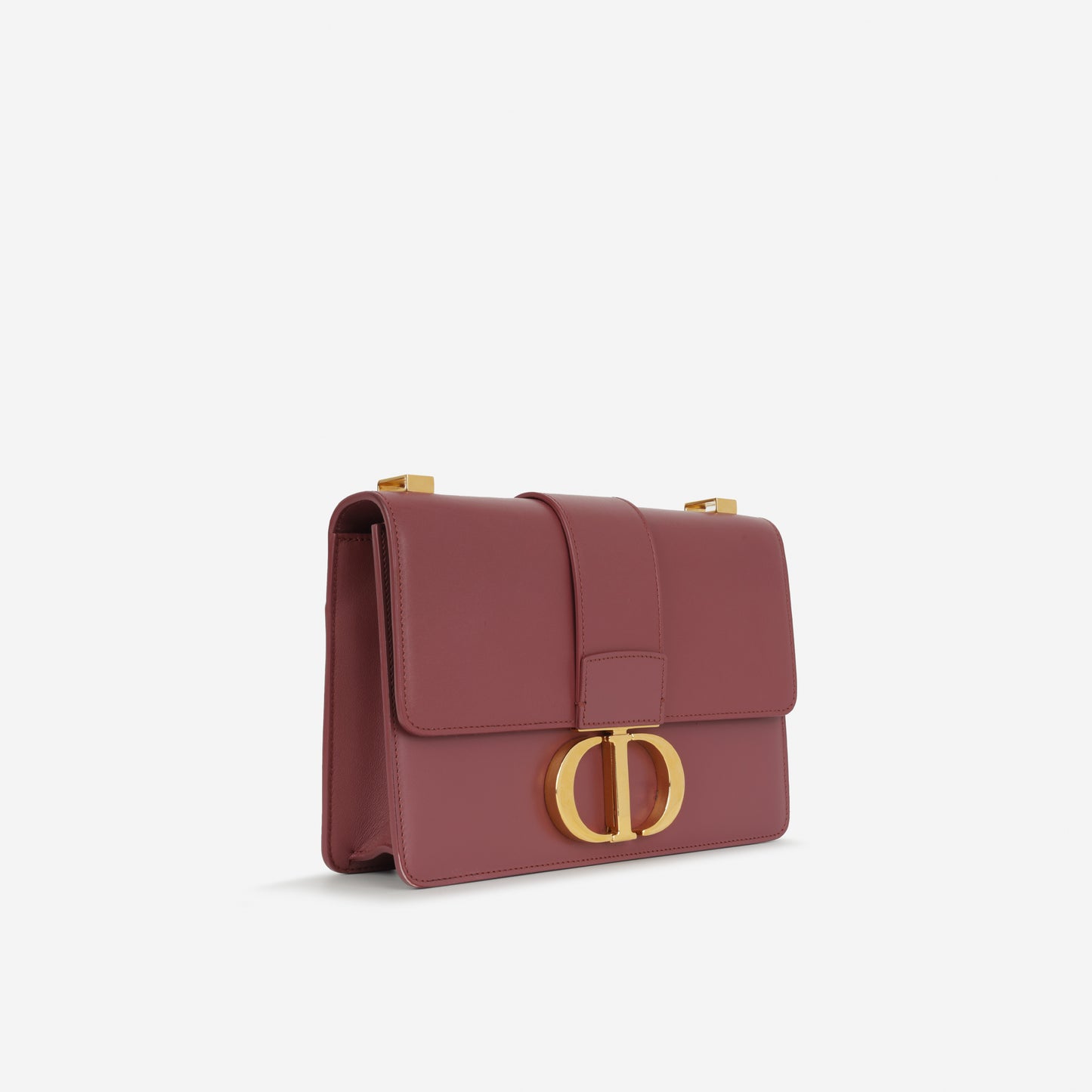 Dior 30 Montaigne Bag - Maroon Calfskin | Gold Hardware