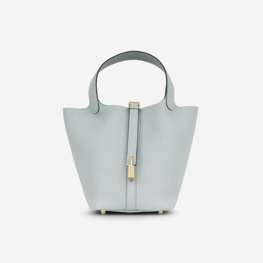 Hermès Picotin 18 - Gris Pantin Clemence | Permabrass Hardware