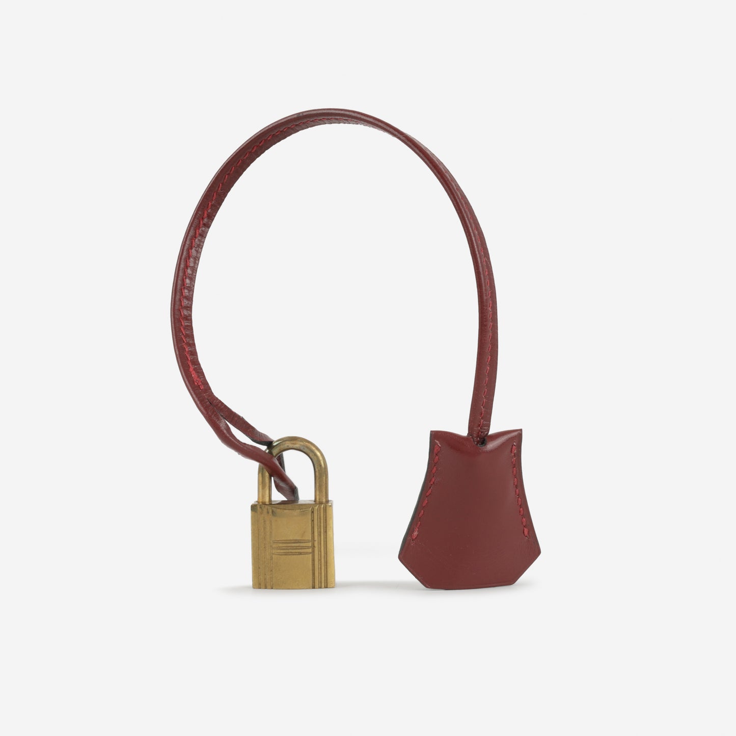Hermès Vintage Kelly 28 - Bordeaux Box Calf / Ecru toile | Gold Hardware