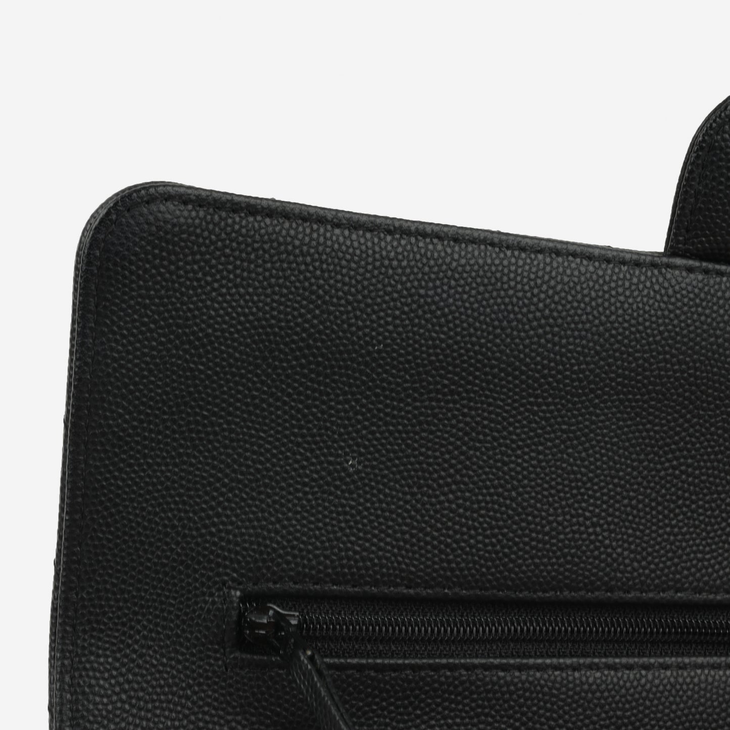 Chanel Medium Classic Flap - Black Chevron | Silver Hardware