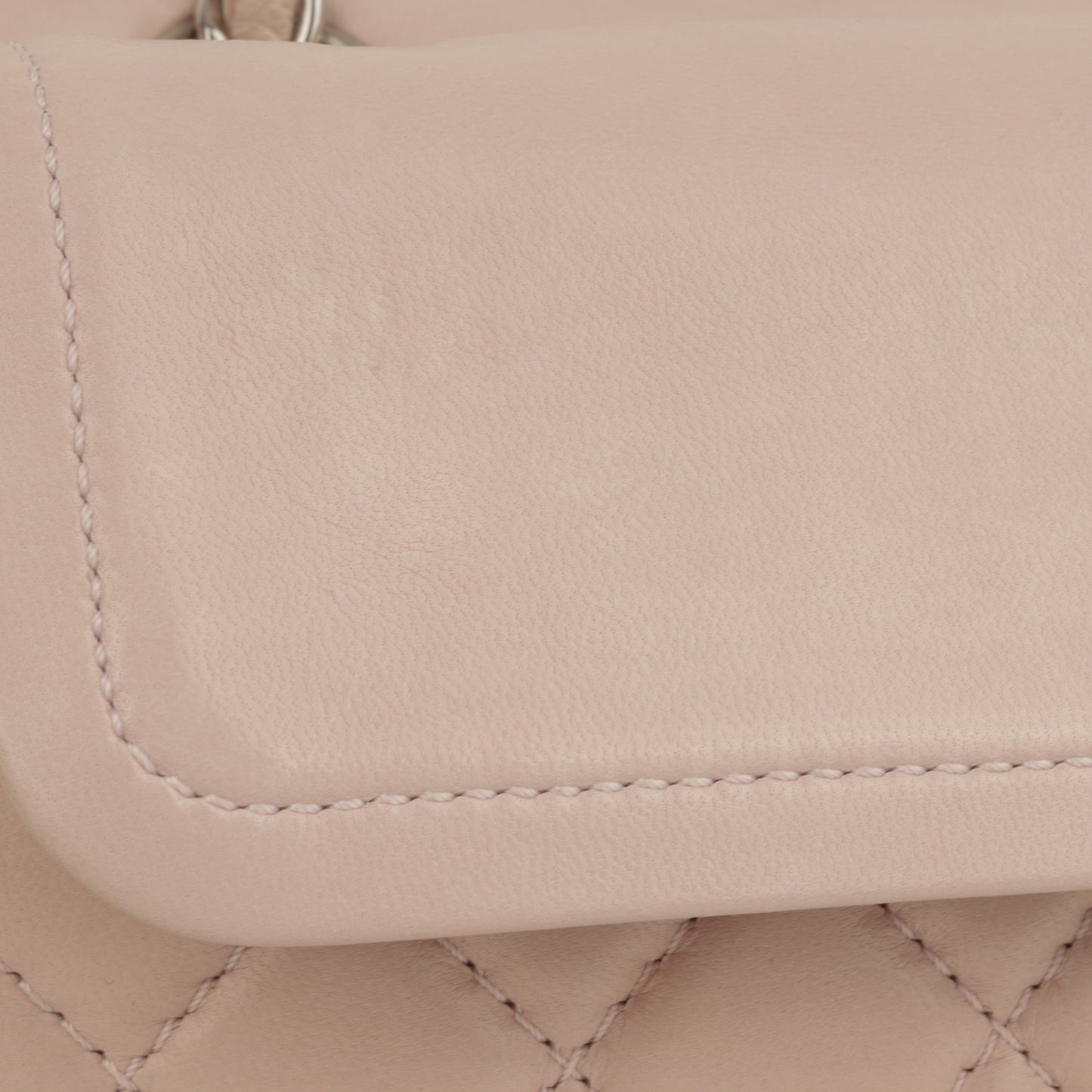 Seasonal Medium Flap Bag - Pink Lambskin | Silver Hardware