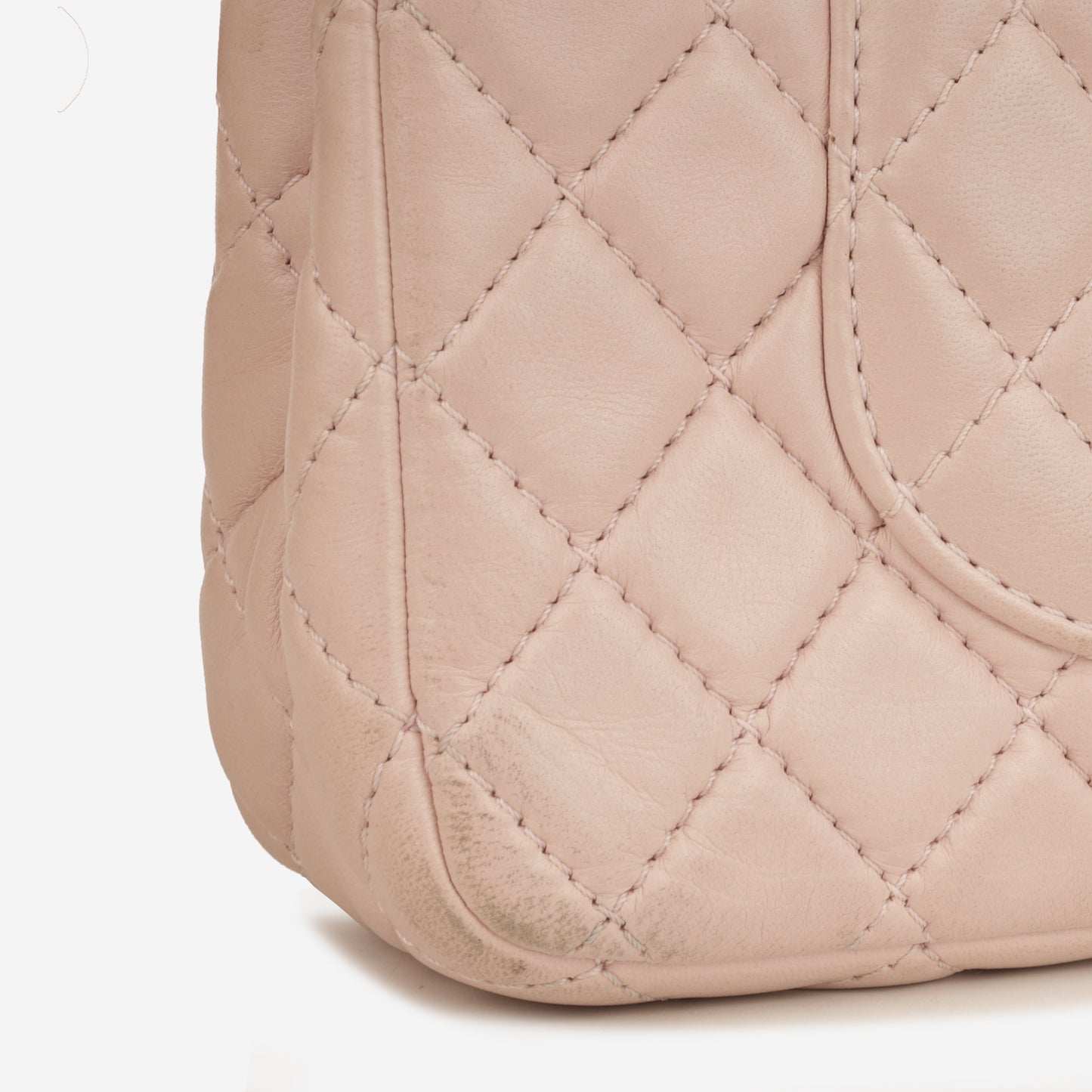 Seasonal Medium Flap Bag - Pink Lambskin | Silver Hardware