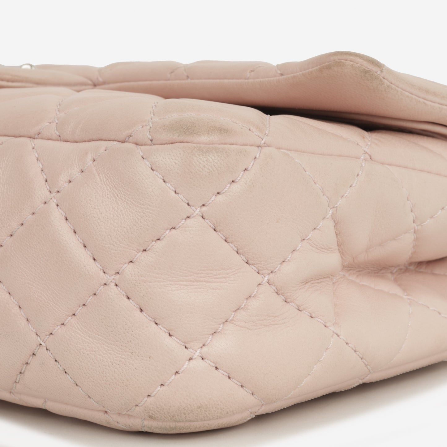 Seasonal Medium Flap Bag - Pink Lambskin | Silver Hardware