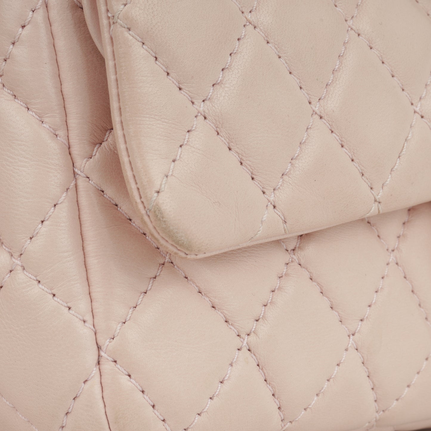Seasonal Medium Flap Bag - Pink Lambskin | Silver Hardware