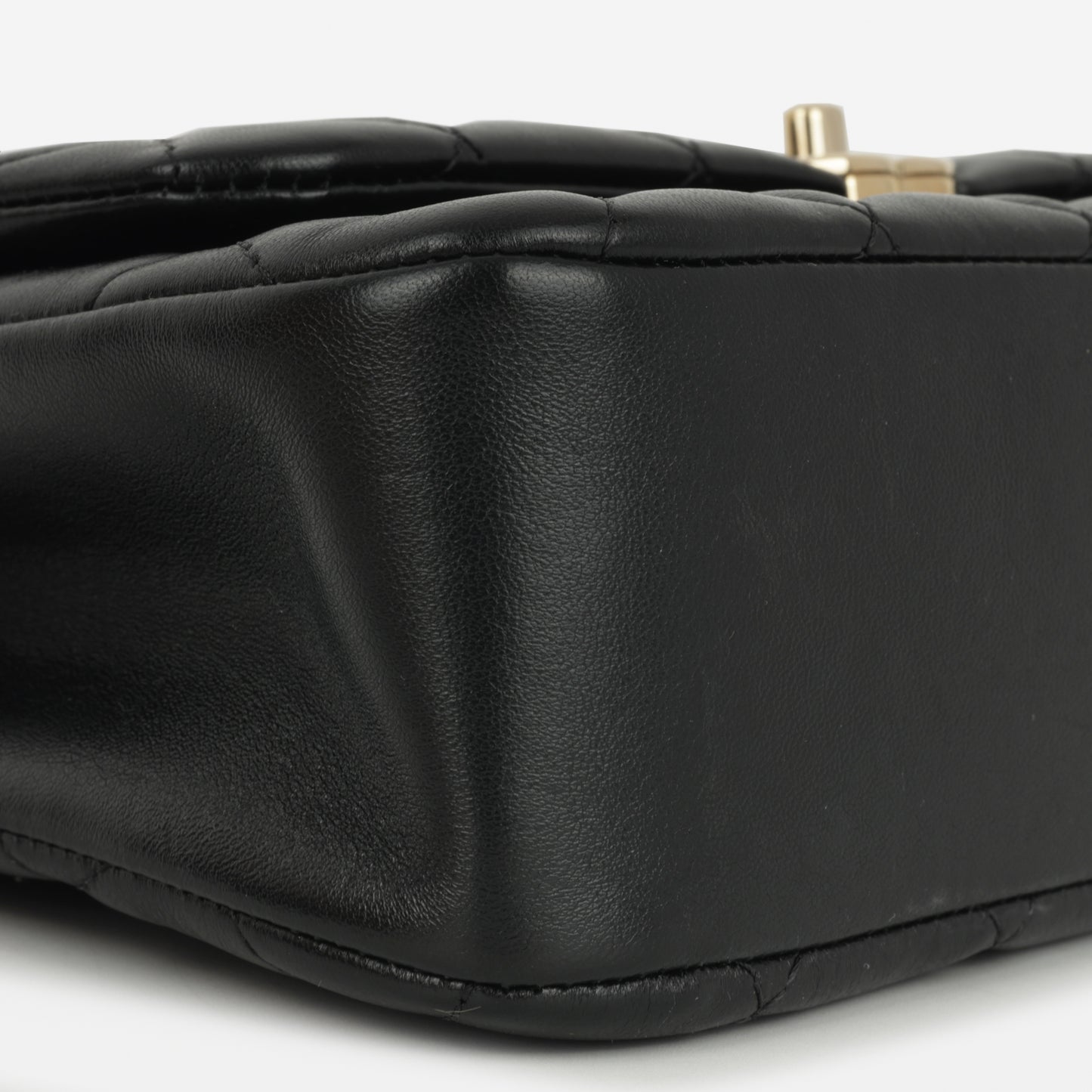 Chanel 25S Classic Flap Bag - Black Lambskin | Champagne Gold Hardware