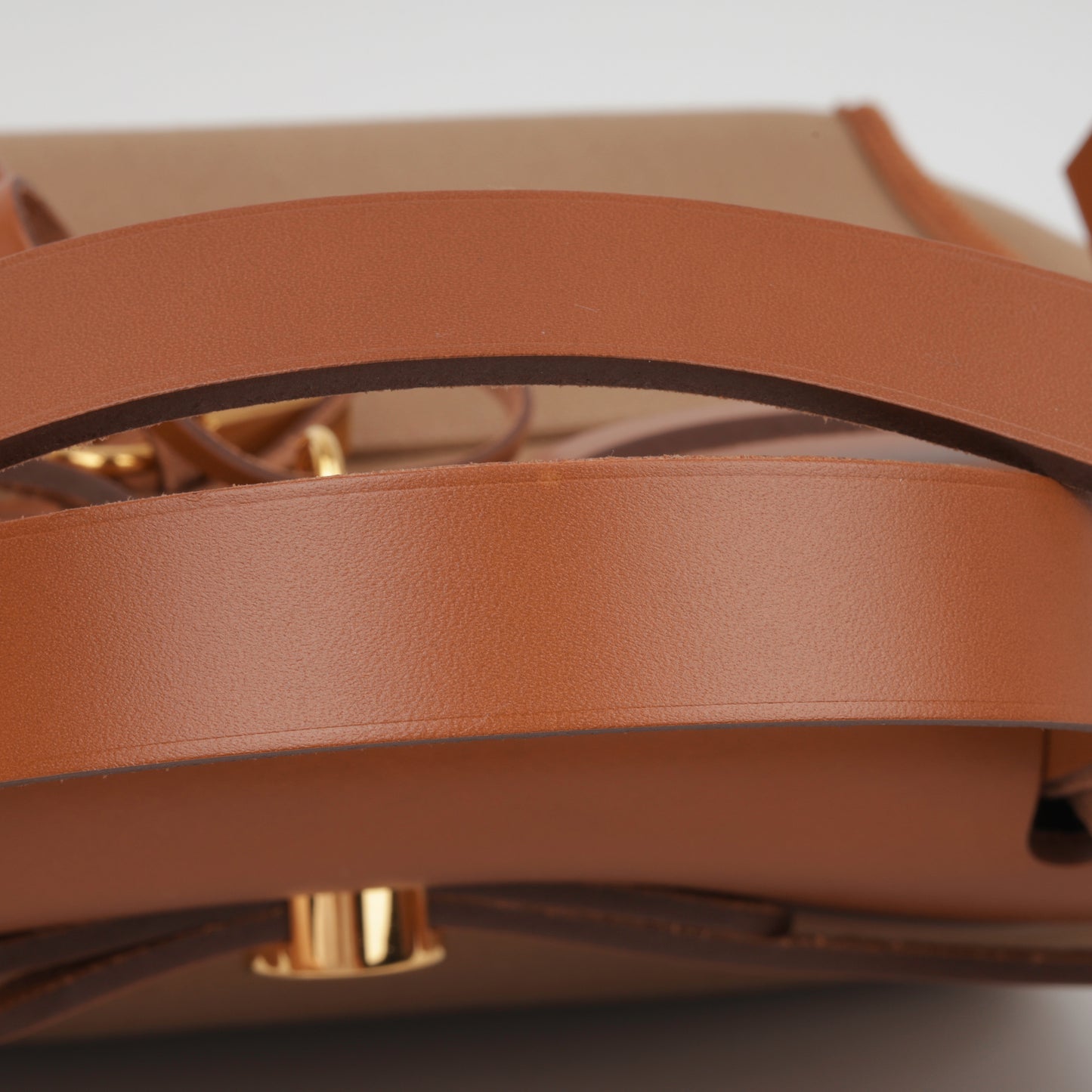 Hermès Herbag 31 - Chai Canvas/ Fauve Hunter | Gold Hardware