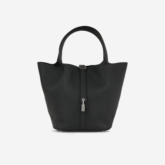 Hermès Picotin 26 - Black Clemence | Palladium Hardware