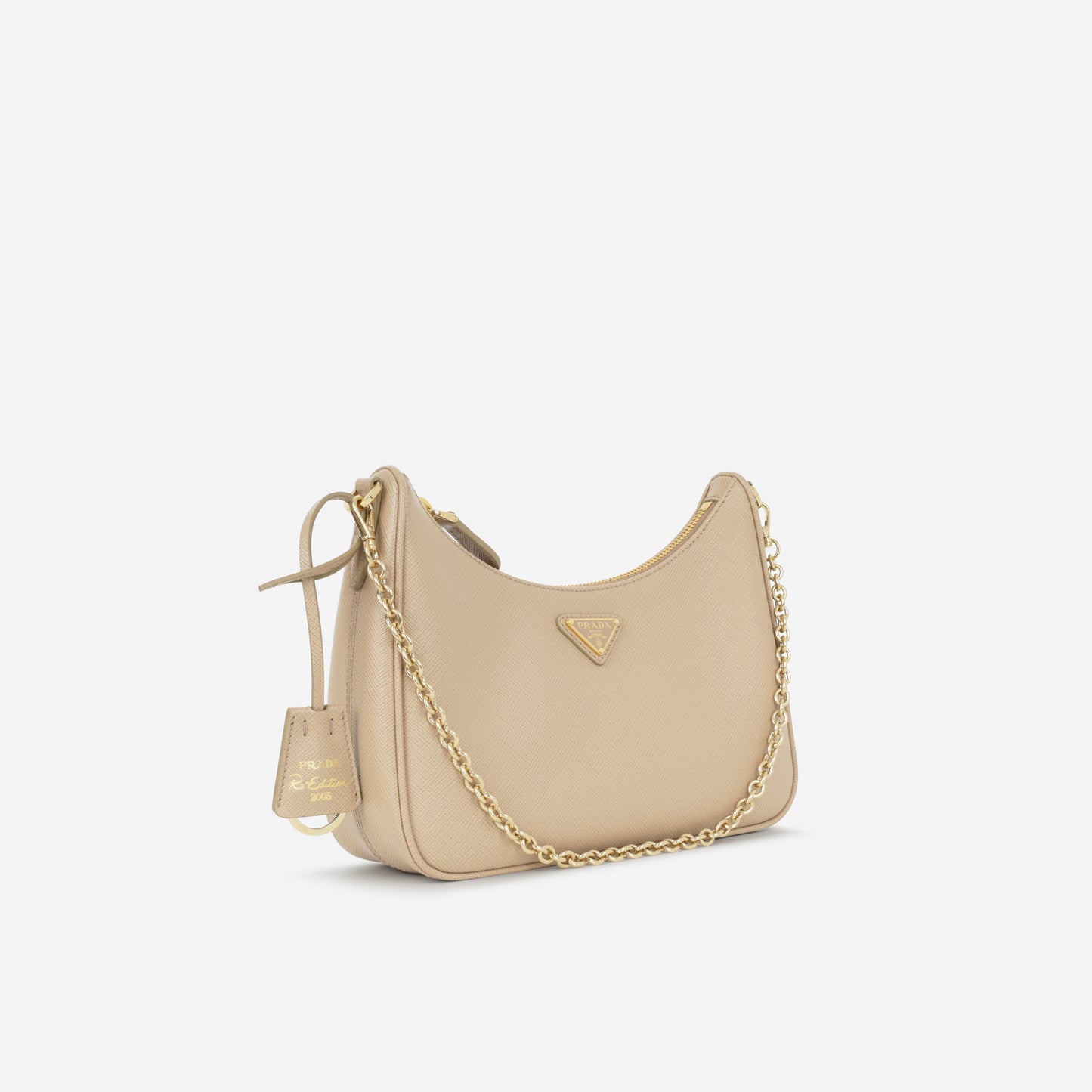 Prada Re-Edition 2005 - Cameo Beige Saffiano | Gold Hardware
