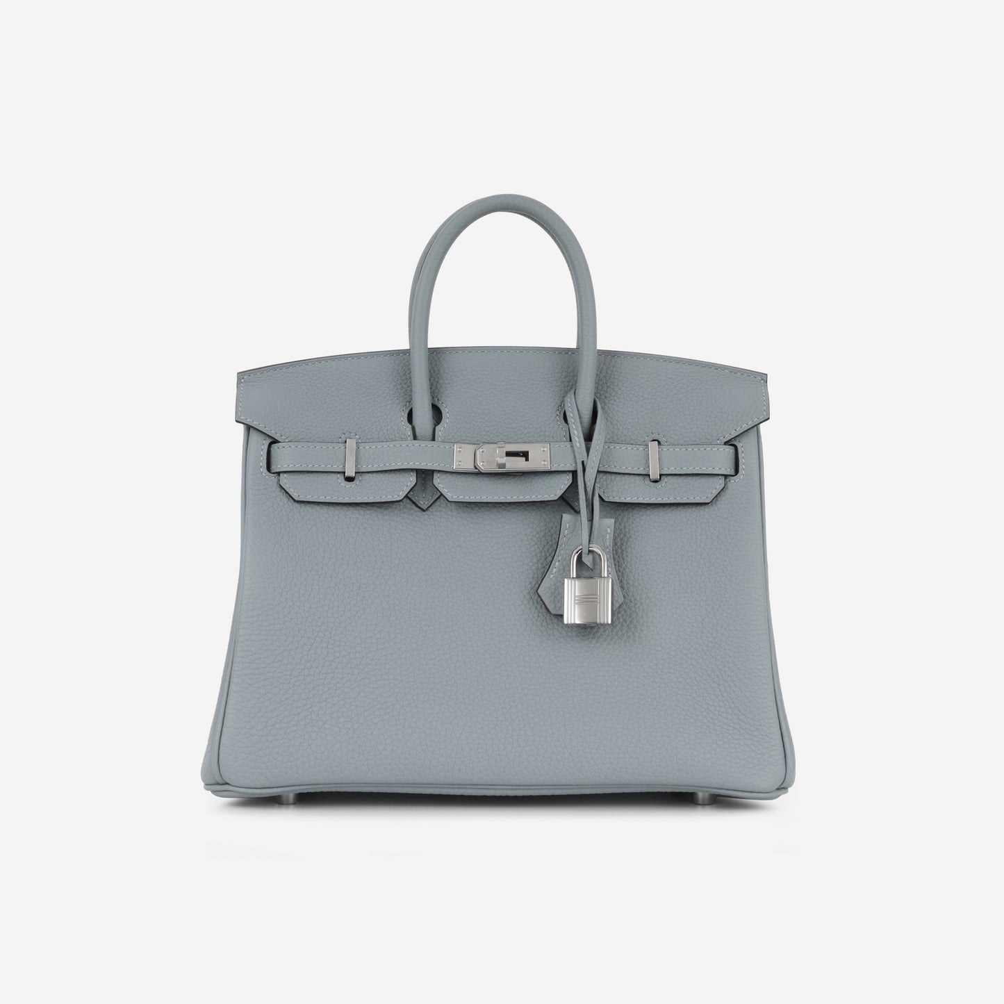 Hermès Verso Birkin 25 - Bleu Lin / Beige De Weimar Togo | Palladium Hardware
