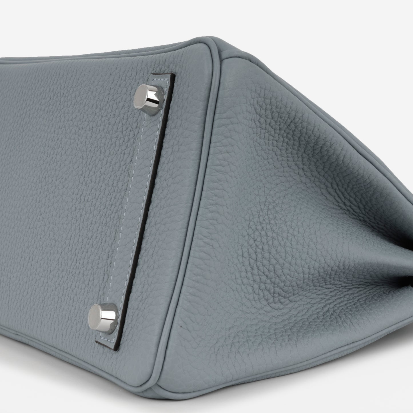 Hermès Verso Birkin 25 - Bleu Lin / Beige De Weimar Togo | Palladium Hardware