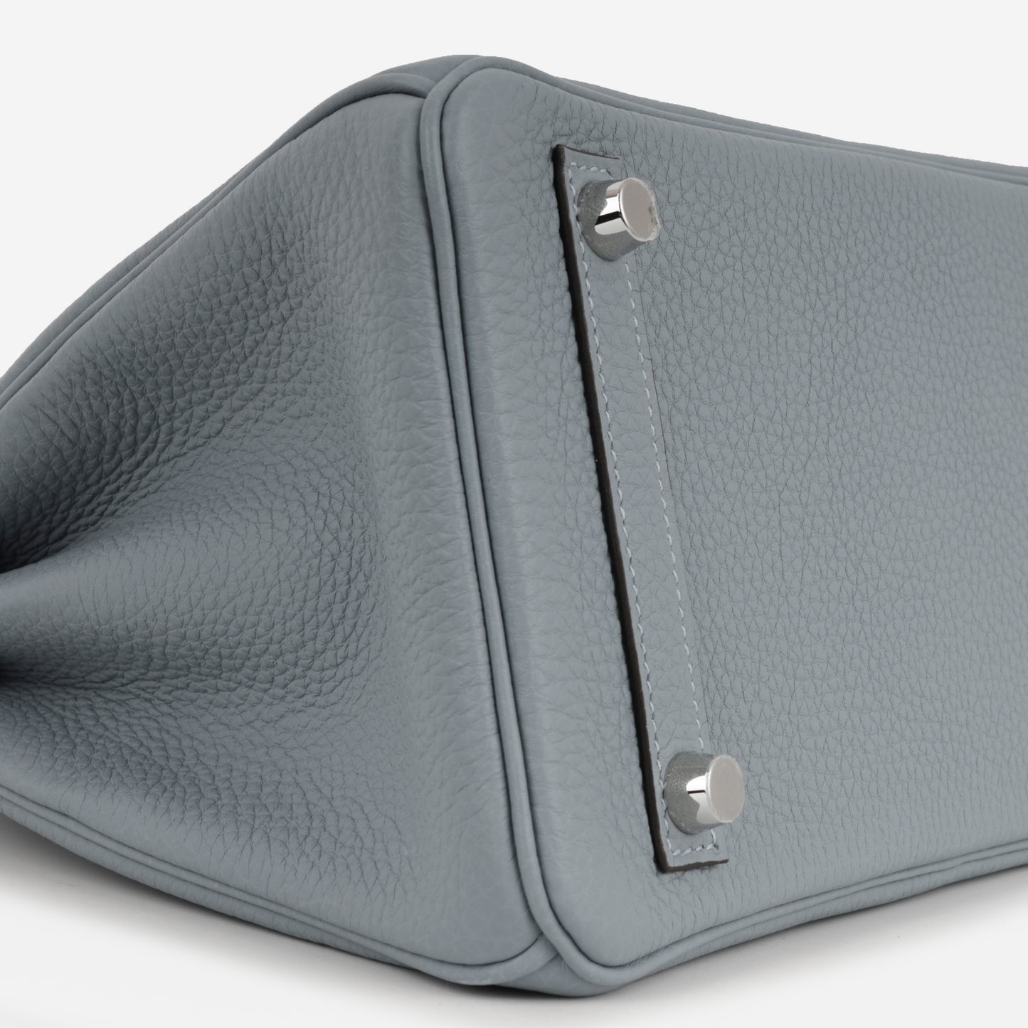 Hermès Verso Birkin 25 - Bleu Lin / Beige De Weimar Togo | Palladium Hardware