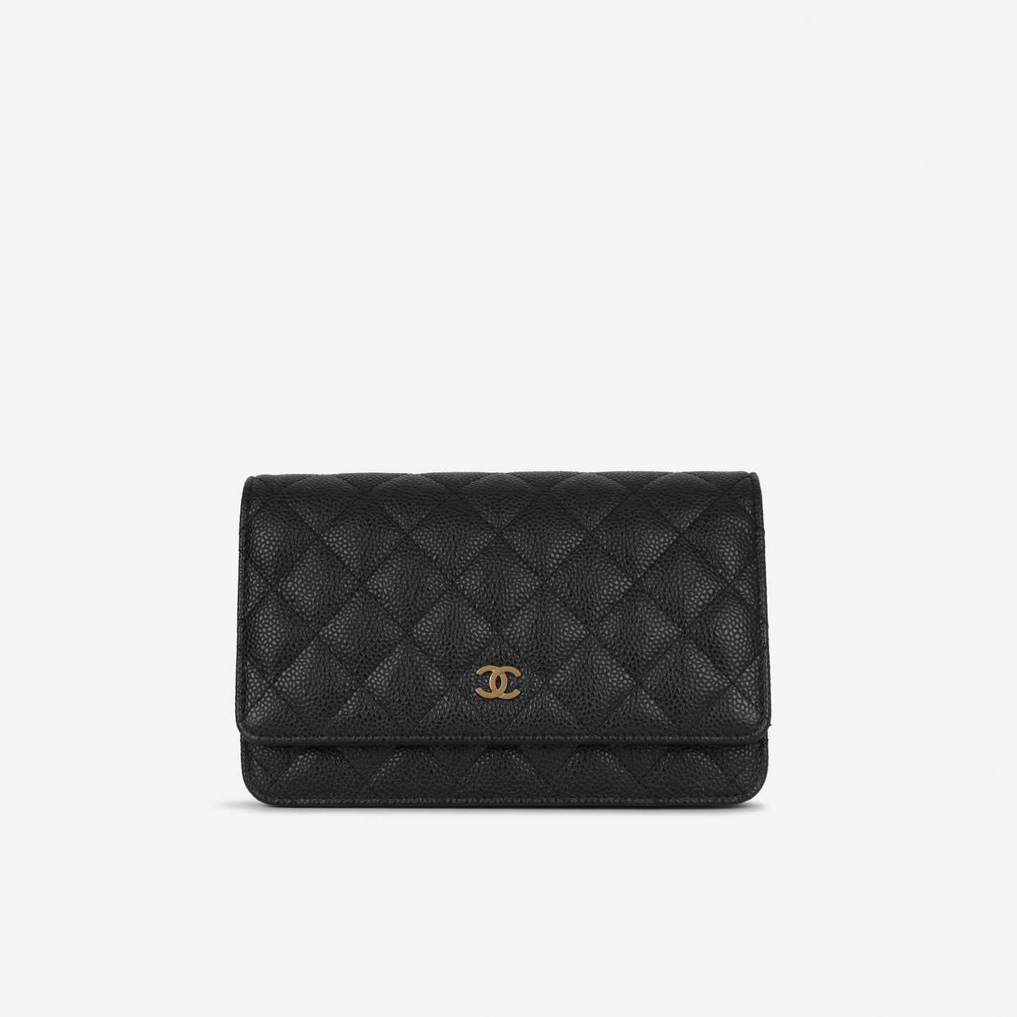 Chanel Classic Wallet on Chain - Black Caviar | Gold Hardware