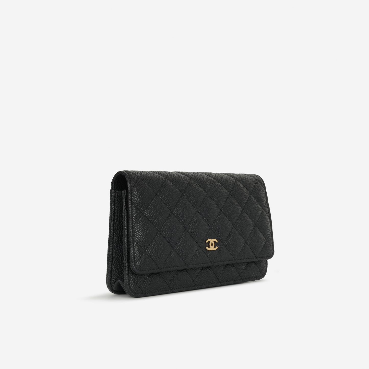 Chanel Classic Wallet on Chain - Black Caviar | Gold Hardware