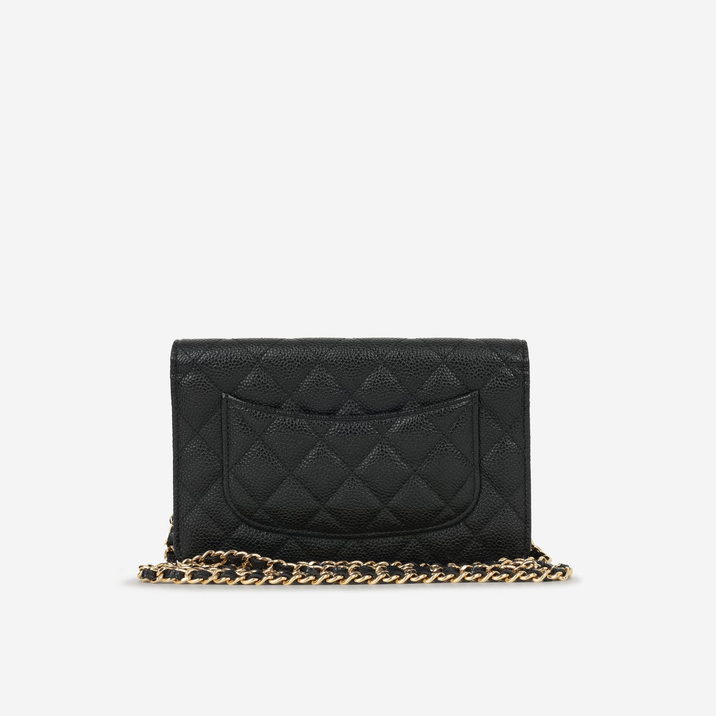 Chanel Classic Wallet on Chain - Black Caviar | Gold Hardware