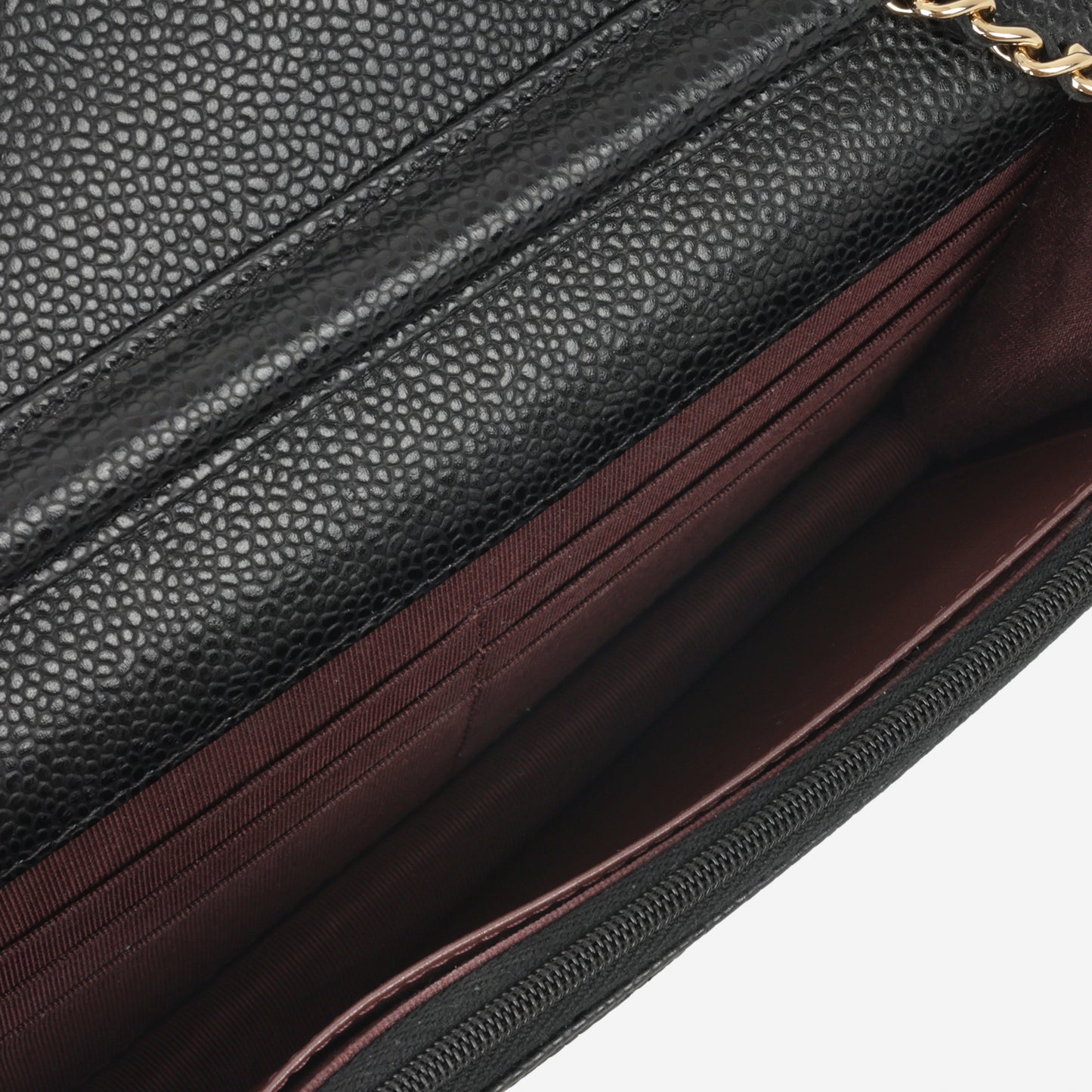 Chanel Classic Wallet on Chain - Black Caviar | Gold Hardware