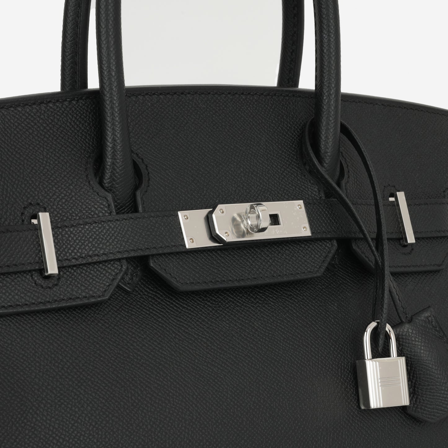 Hermès Birkin 30 - Black Epsom Retourne | Palladium Hardware