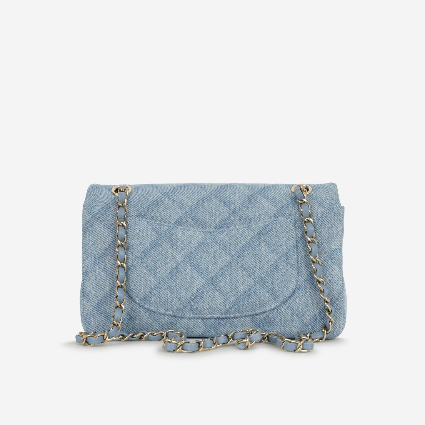 Chanel Medium Classic Flap - Denim Tromp L'oeil | Champagne Gold Hardware