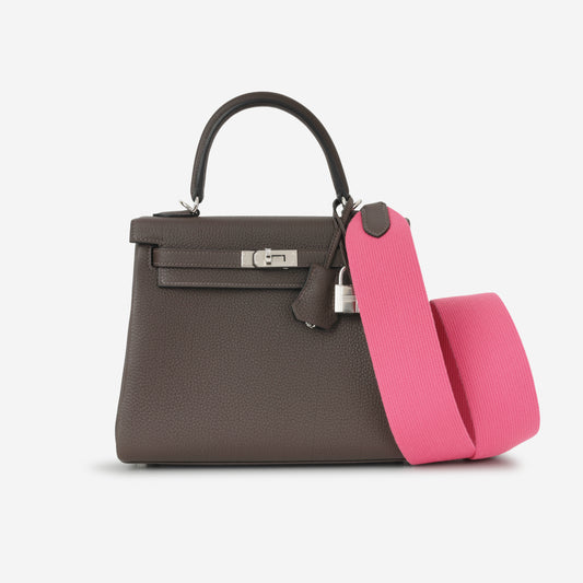 Hermès Kelly 25 - Ebene Togo | Palladium Hardware